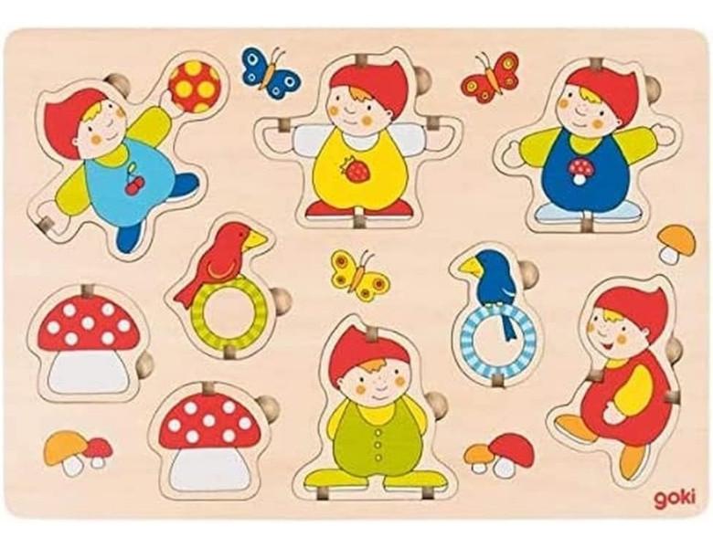 Image of Puzzle Aufstellpuzzle Zwerge (9Teile)