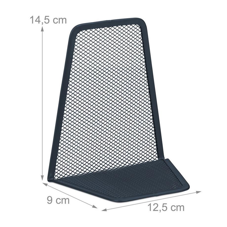 Northix  Buchstütze aus Metall - 2er-Set 