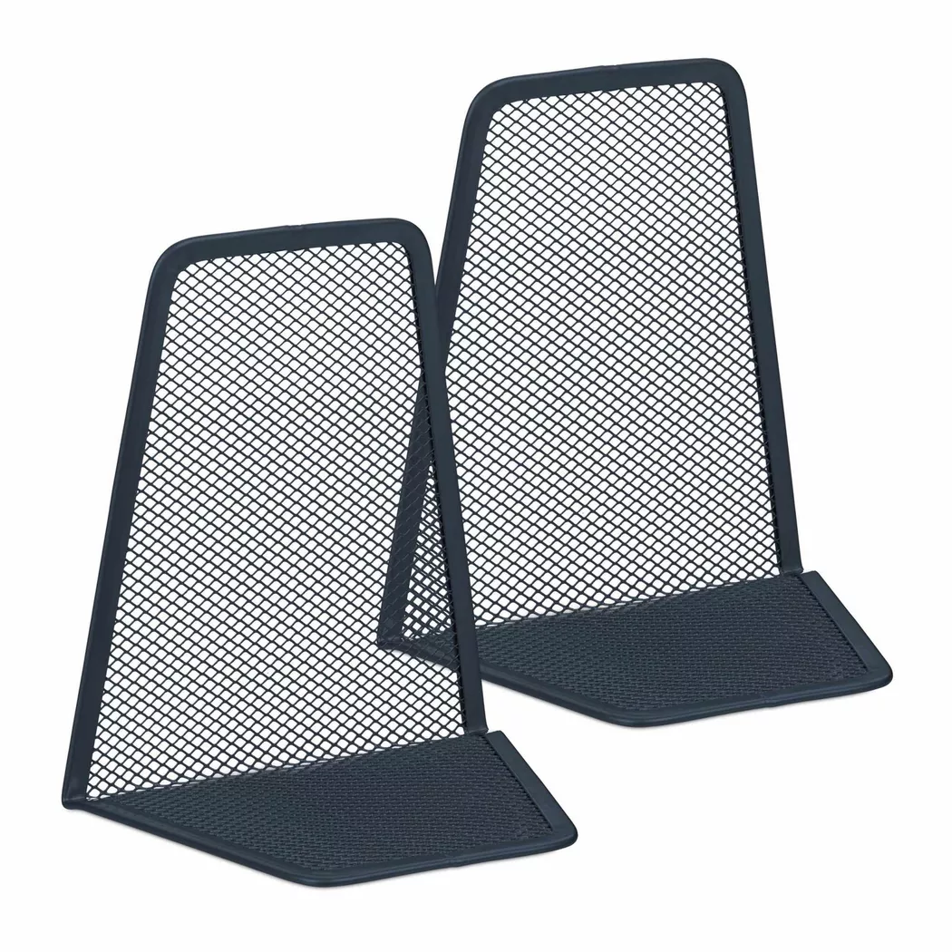Northix - Buchstütze aus Metall - 2er-Set, One Size