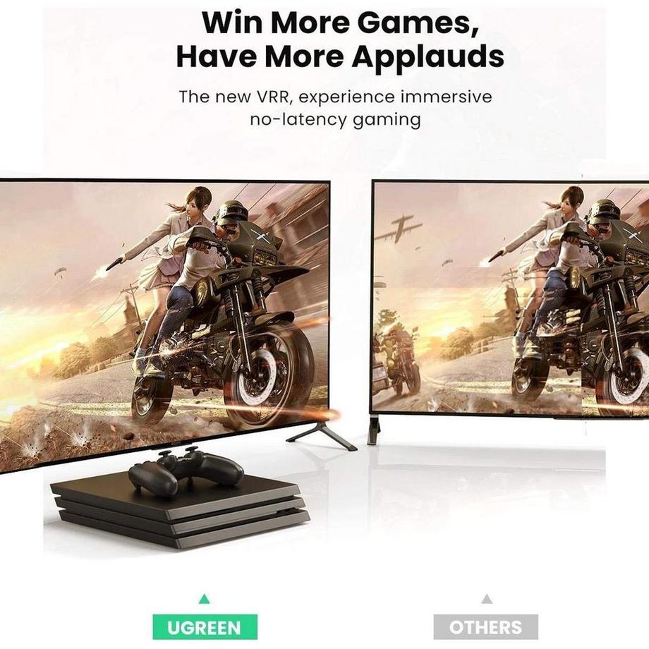 UGREEN  Câble Ugreen HDMI 2.1, 8K 60 Hz, 1,5 m - Noir 