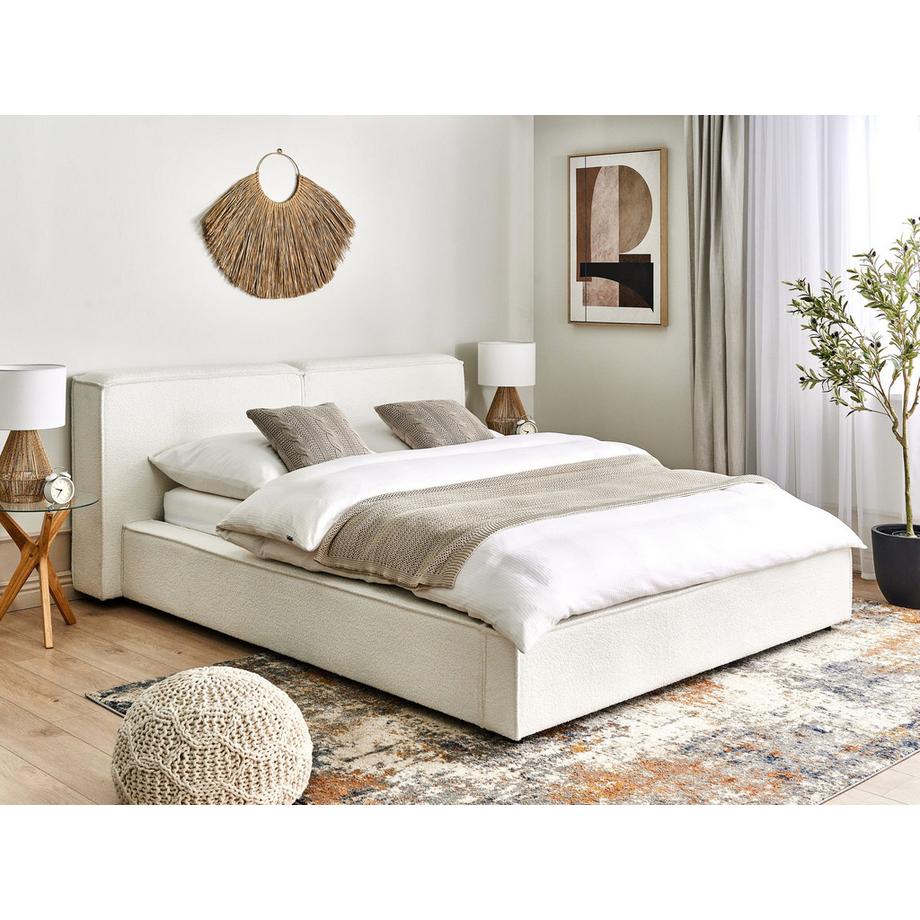 Beliani Letto ad acqua en Bouclé  LINARDS  