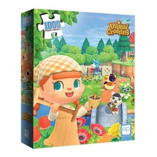 Winning Moves  Puzzle - Animal Crossing - Bonne Journée de Jardinage - 1000 pièces 