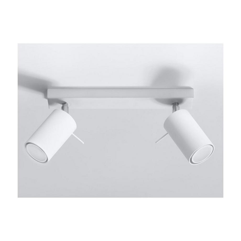 OZAIA  Deckenleuchte Design 2 Strahler RANDY Stahl 