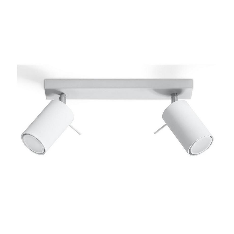 OZAIA  Deckenleuchte Design 2 Strahler RANDY Stahl 