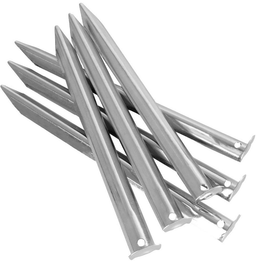 Redcliffs  Komplettes Camping-Set 9 Teile: Hammer, Seil, Zeltheringe, Haken 