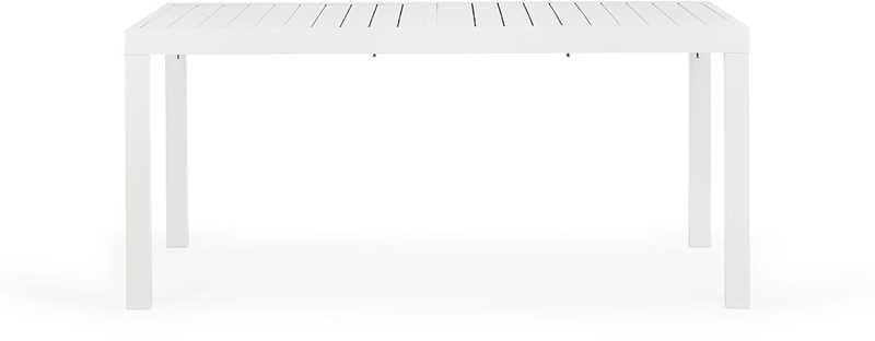 mutoni Table de jardin Hilde extensible 160-240x90 LD30 blanc  