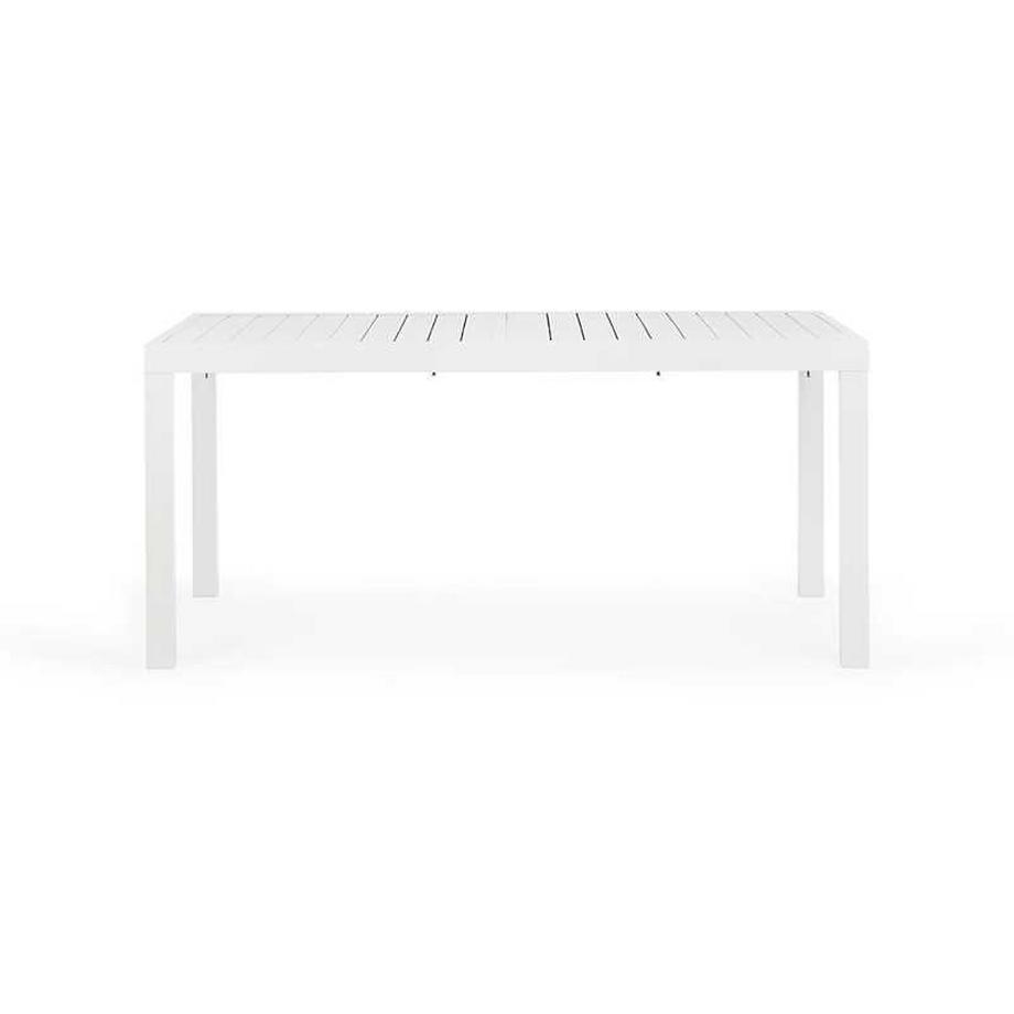 mutoni Table de jardin Hilde extensible 160-240x90 LD30 blanc  