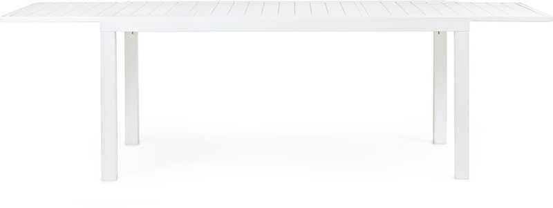 mutoni Table de jardin Hilde extensible 160-240x90 LD30 blanc  