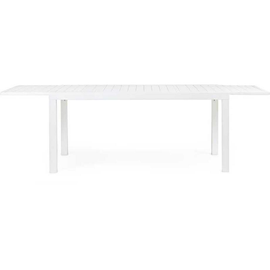 mutoni Table de jardin Hilde extensible 160-240x90 LD30 blanc  