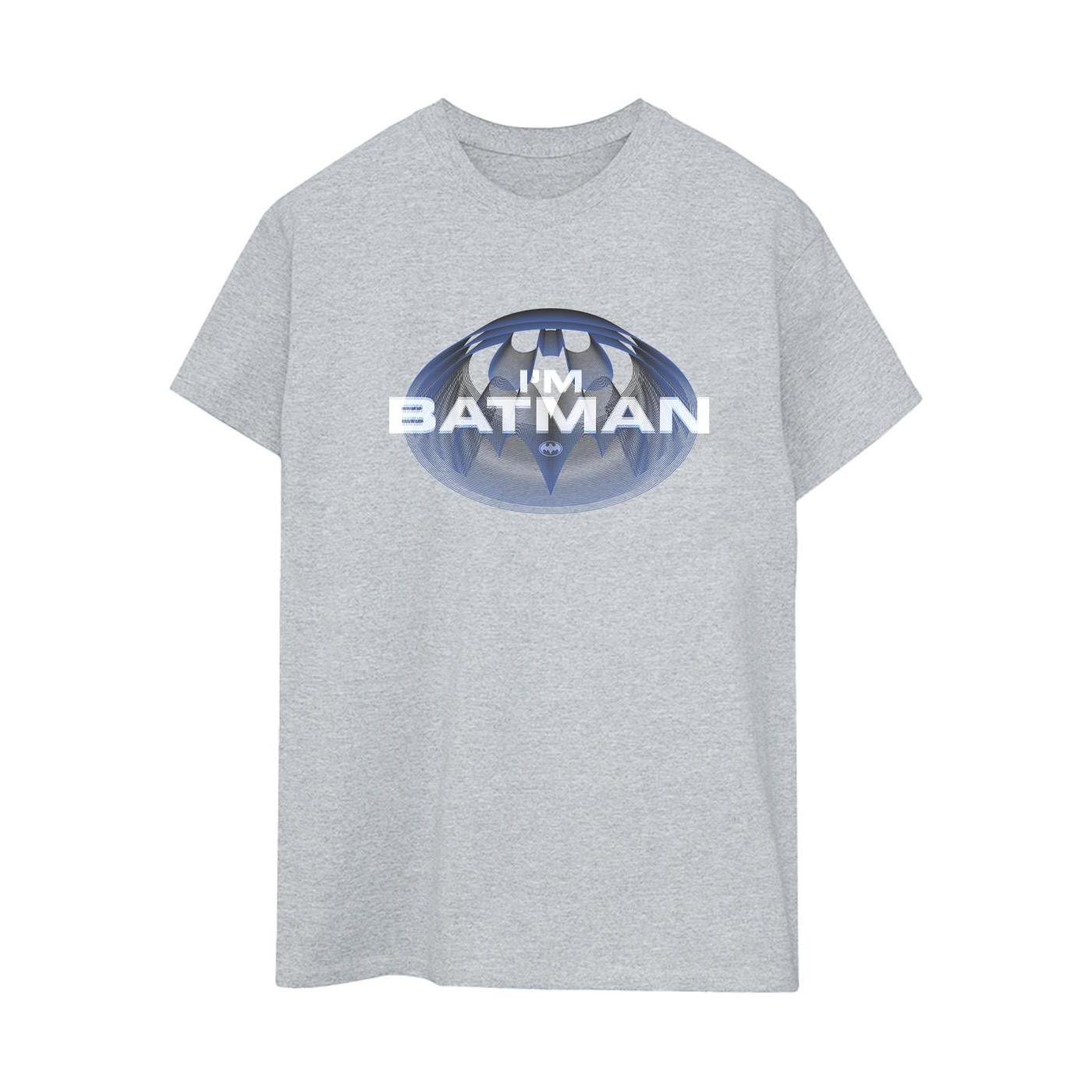 Image of The Flash I'm Batman Tshirt Damen Grau M