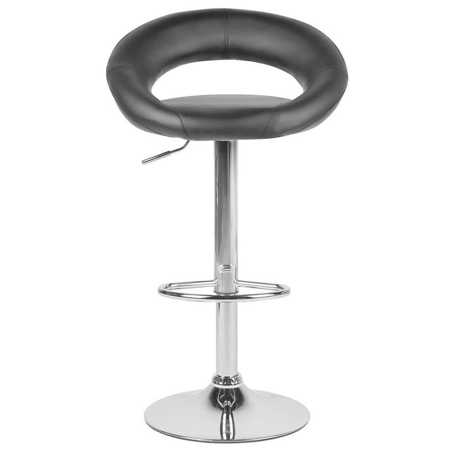 Beliani Set di 2 sedie alte en Pelle sintetica Retrò PEORIA  