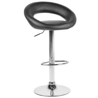 Beliani Lot de 2 tabourets de bar en Cuir PU Moderne PEORIA  