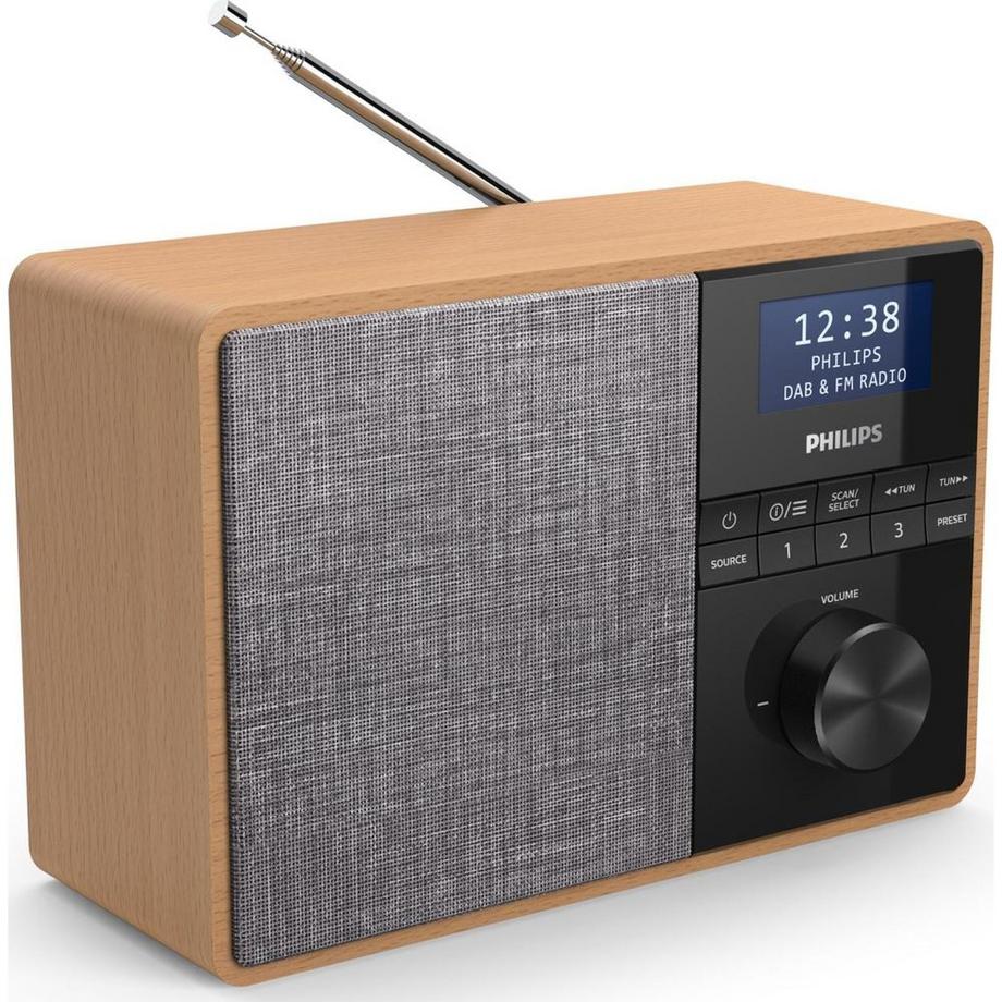 PHILIPS  Tragbares Philips Radio TAR5505/10 – Kompaktes und kraftvolles Klangerlebnis 