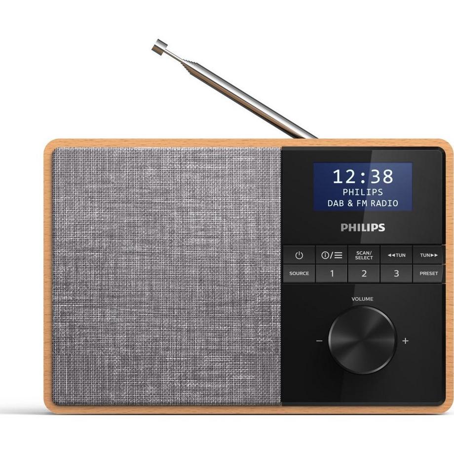 PHILIPS  Tragbares Philips Radio TAR5505/10 – Kompaktes und kraftvolles Klangerlebnis 
