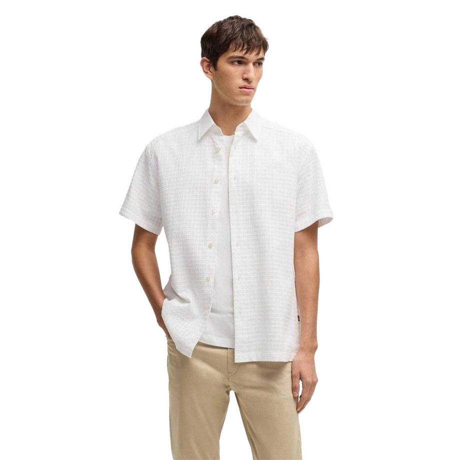 BOSS Camicia Ccory Maniche Corte Leggera Casual  