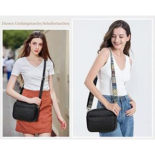 Only-bags.store Sac à bandoulière élégant en cuir végétalien à large sangle avec 2 sangles réglables pour le travail quotidien, le shopping, les rendez-vous, les voyages Sac à bandoulière élégant en cuir végétalien à large sangle avec 2 sangles réglables pour le travail quotidien, le shopping, les rendez-vous, les voyages 