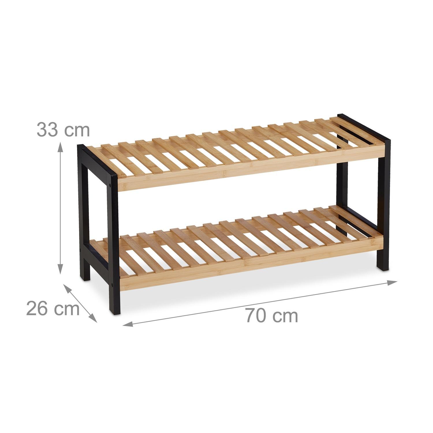 Northio Ripiano per scarpe a 2 livelli  