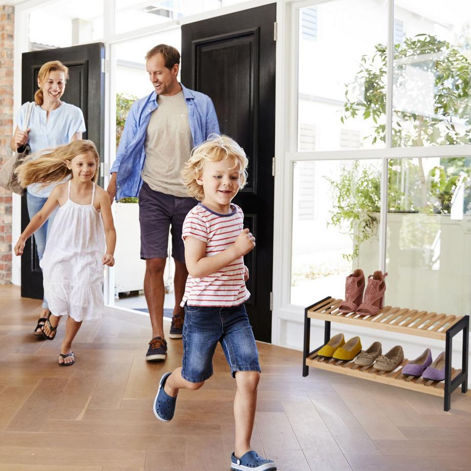 Northio Schuhregal mit 2 Ebenen  