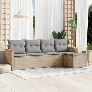 VidaXL Garten sofagarnitur poly-rattan  