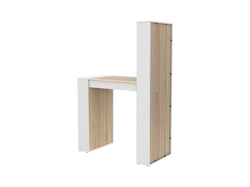 Vente-unique Bartisch MDF Naturfarben SKARN  