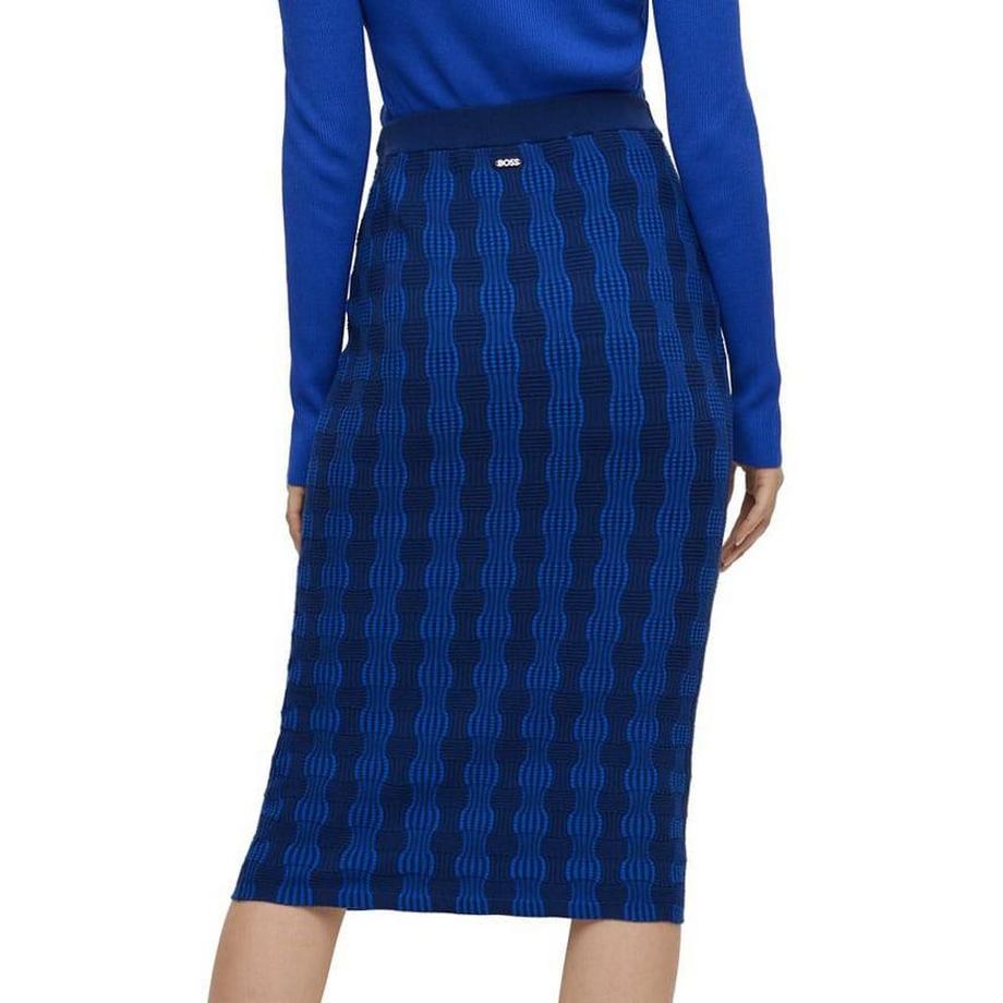 HUGO BOSS Farkle Jupe Midi Imprimé All-Over  