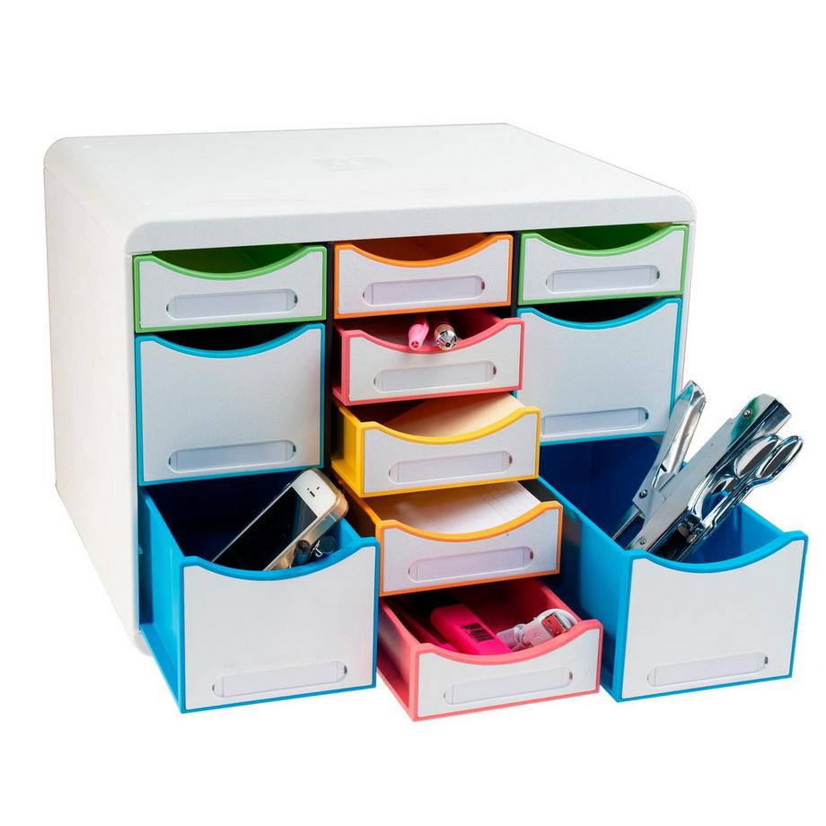 Exacompta Moule de classement Storebox Multi 11 tiroirs Black Office  