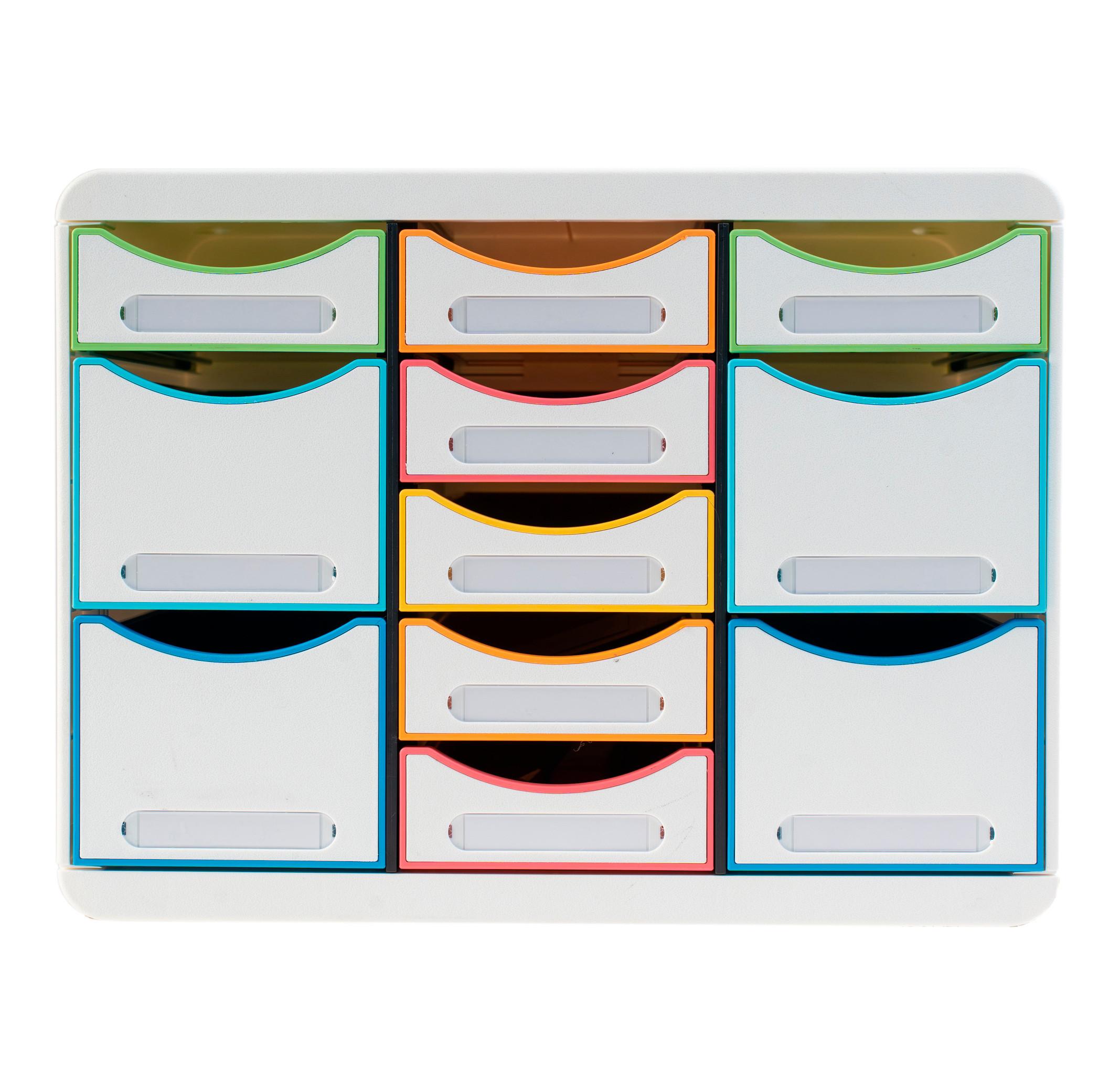 Image of Schubladenbox STORE BOX MULTI, 11 offene Schubladen, Black Office Schubladenbox STORE BOX MULTI, 11 offene Schubladen, Black Office