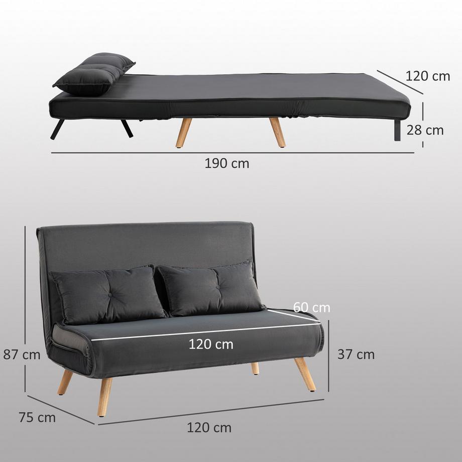HOMCOM Schlafsofa  