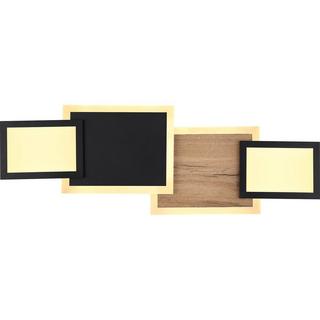 mutoni Plafonnier métal noir mat LED 71x25x7  