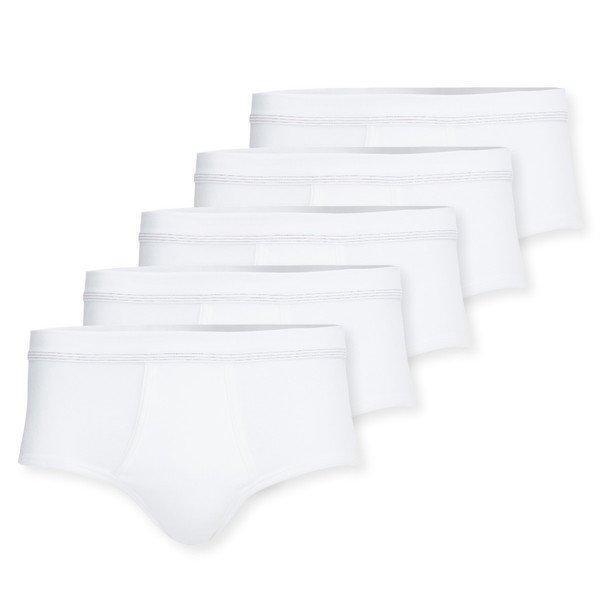 Image of 5er Feinripp - Slip Unterhose Herren Weiss XXL