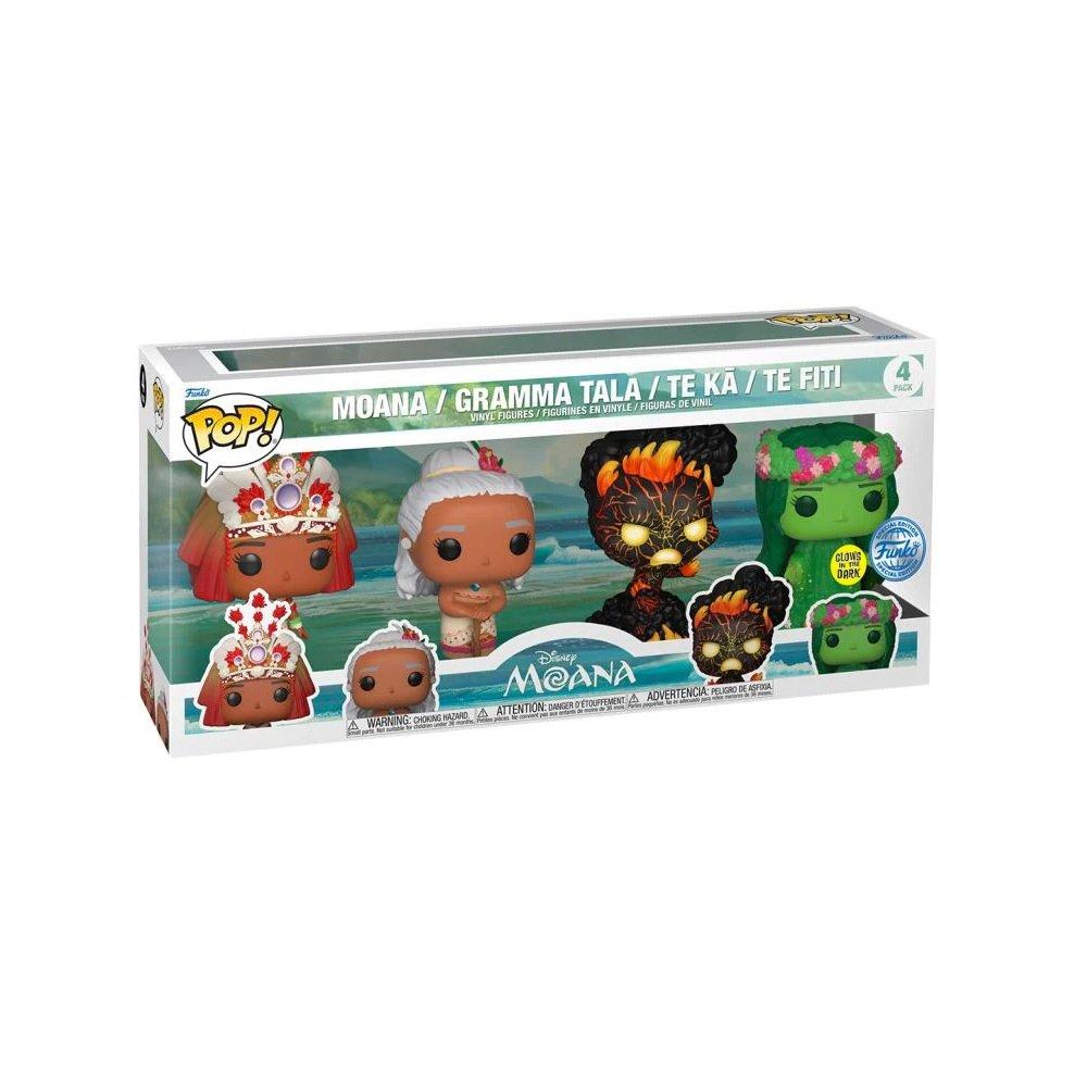 Funko  POP - Set of 4 - Disney - Moana - Glow in the dark 