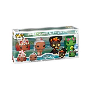 Funko  POP - Pack de 4 - Disney - Vaiana - Glow in the dark 