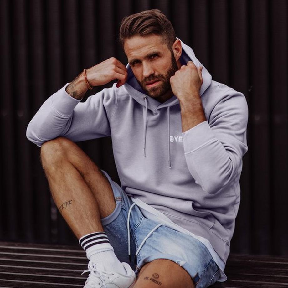 YEAZ Felpa con Cappuccio Unisex Vintage Lavender  