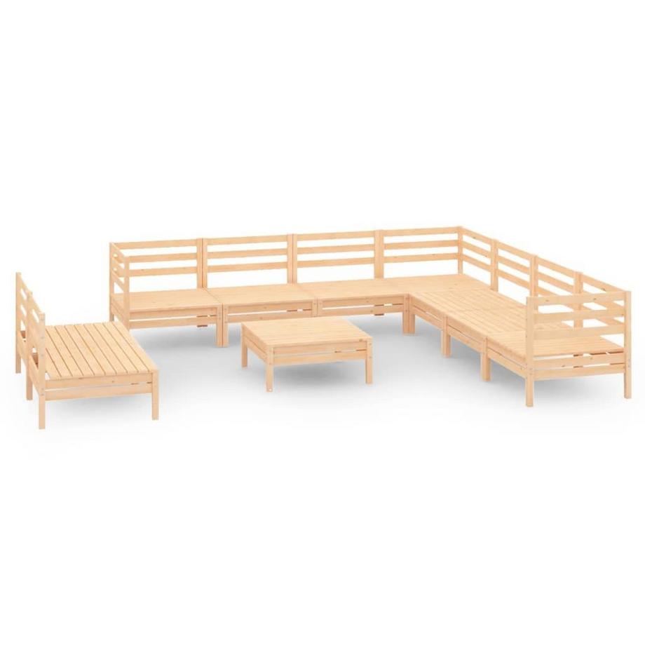 Ensemble de salon de jardin bois