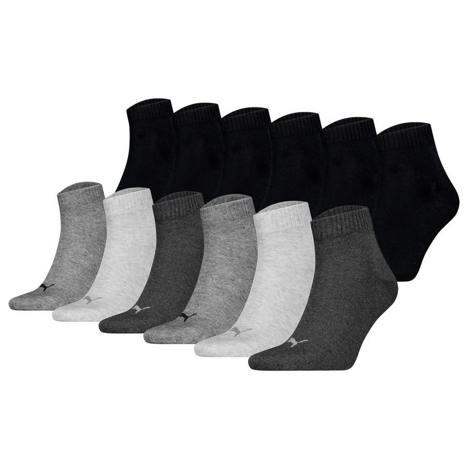 Socken  12er Pack Stretch-Quarter Plain ECOM 12P