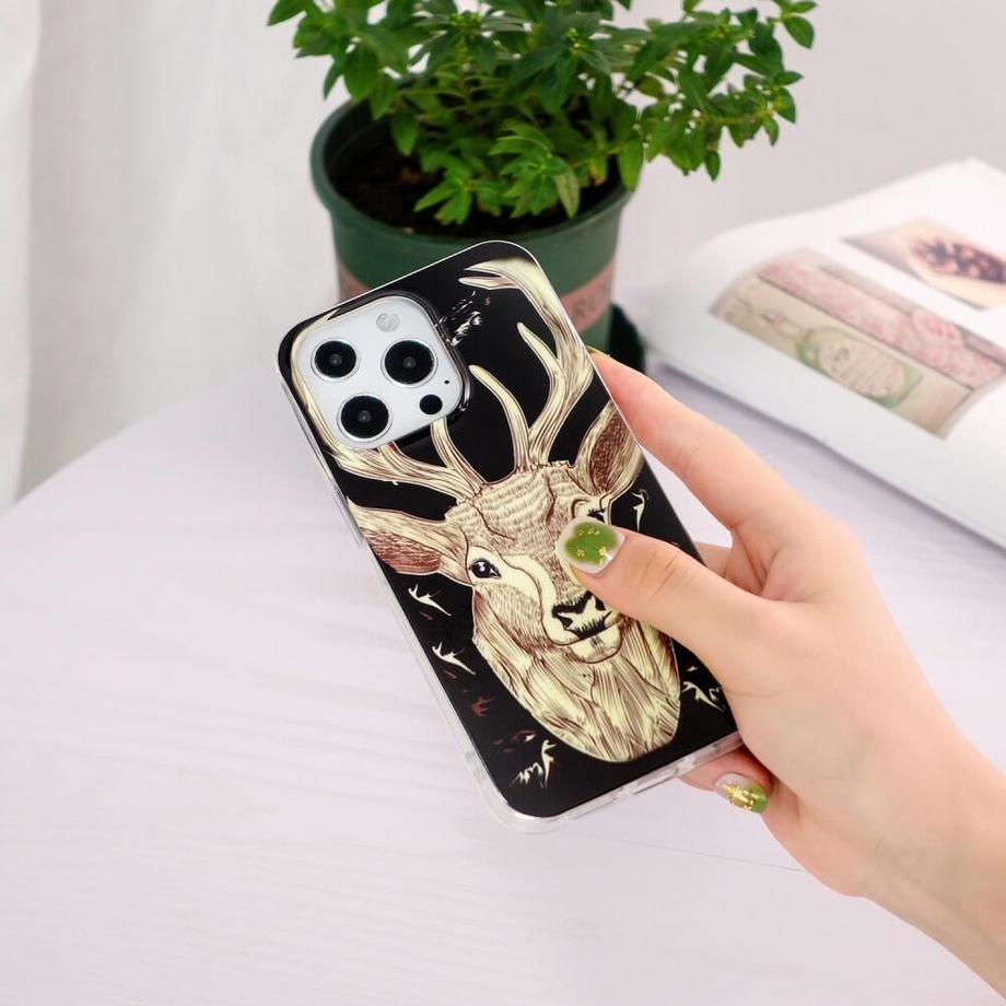 Cover-Discount  iPhone 15 Pro Max - Nachtleuchtende Silikon Hülle 