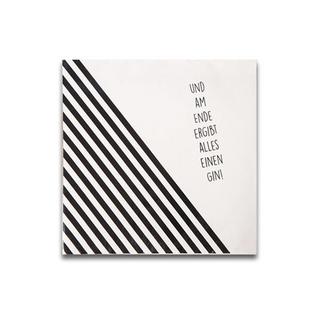 Schneider Korbwaren Set de serviettes Proscht Gin & Wein  