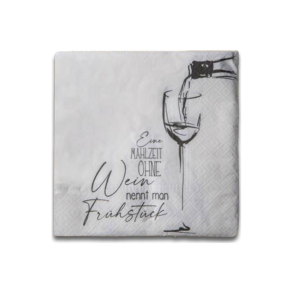 Schneider Korbwaren Set de serviettes Proscht Gin & Wein  