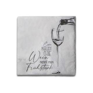Schneider Korbwaren Set de serviettes Proscht Gin & Wein  