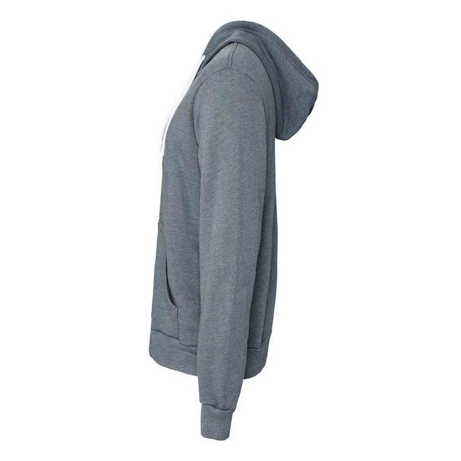 Bella + Canvas Veste à capuche avec fermeture éclair intégrale  