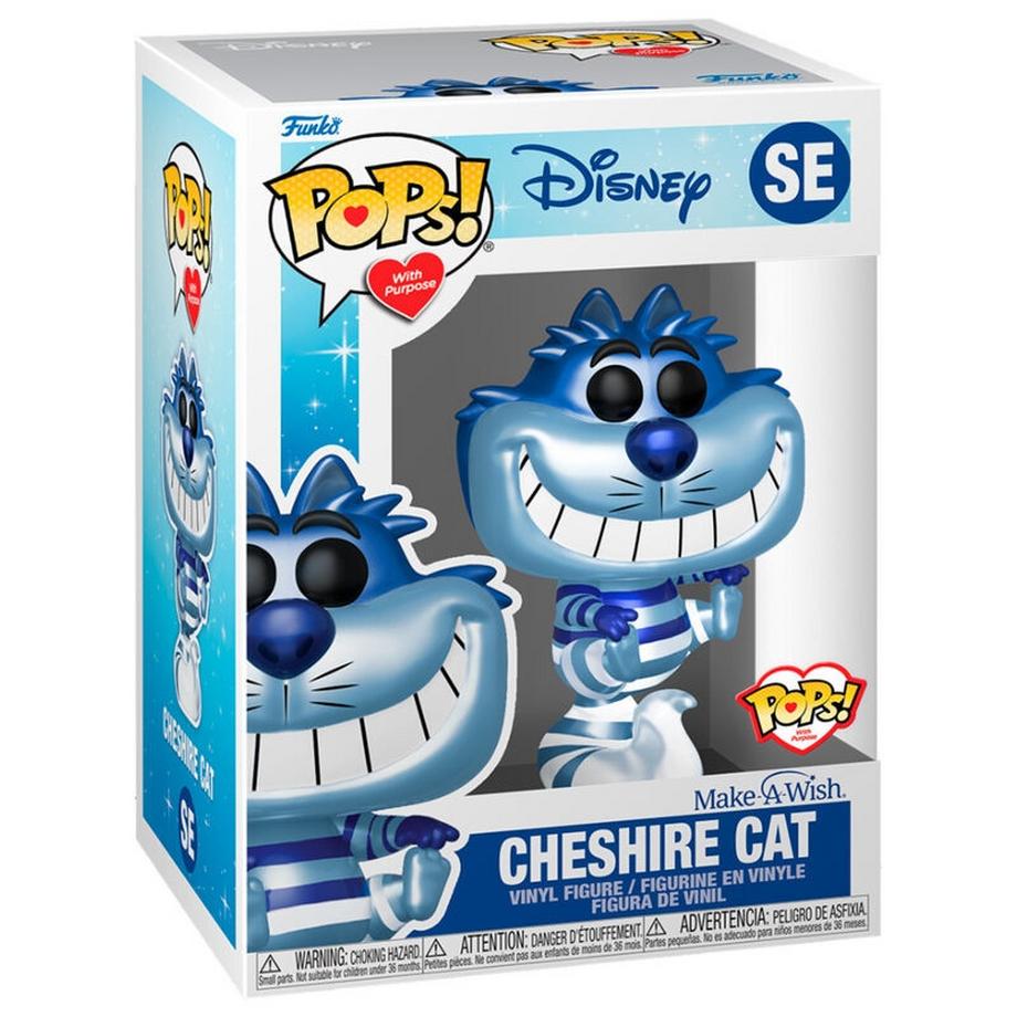 Funko  Figurine POP Disney Make a Wish Cheshire Cat Metallic 