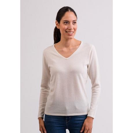 CASH-MERE.CH  Kaschmir V-Ausschnitt Pullover 