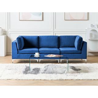 Beliani 3 Sitzer Sofa aus Samtstoff Modern EVJA  