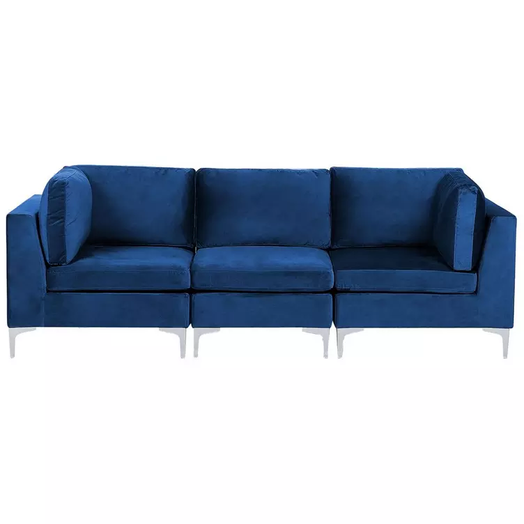 Beliani 3 Sitzer Sofa aus Samtstoff Modern EVJA online kaufen MANOR