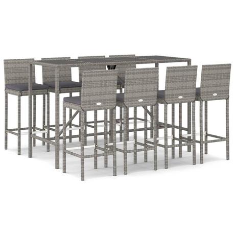 VidaXL Gartenbar set poly-rattan  