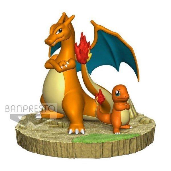 Banpresto  Statische Figur - Pokemon - Glumanda & Glurak 