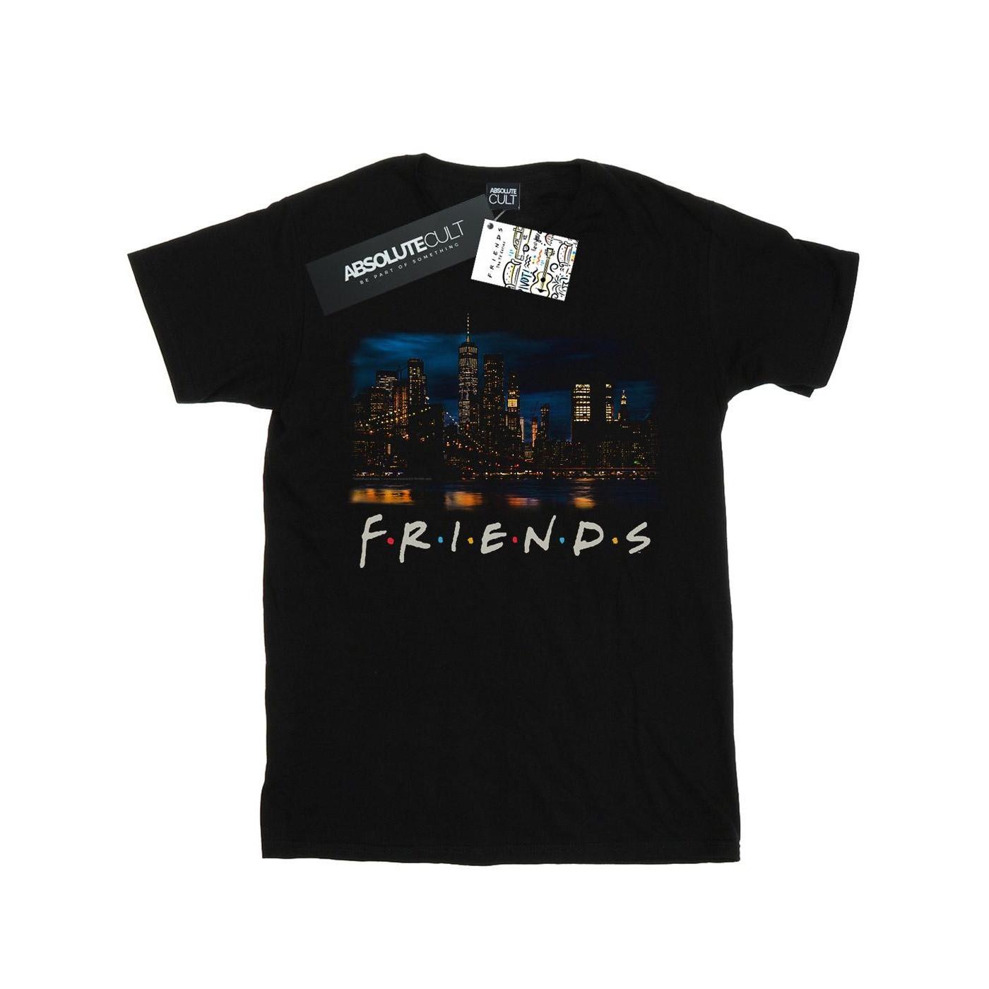 Image of New York Skyline Photo Tshirt Mädchen Schwarz 140/146