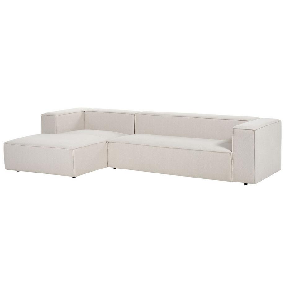 Beliani 3 Sitzer Sofa aus Stoff Minimalistisch VERNON  