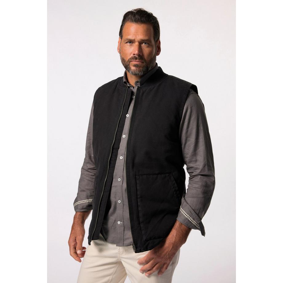 JP1880 Gilet in tela Collo College  