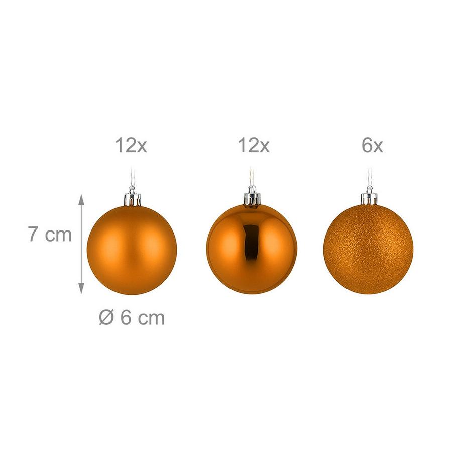 Northix Set di palline per l'albero di Natale  
